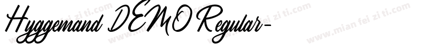 Hyggemand DEMO Regular字体转换